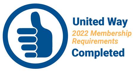 United Way 2022 Membership Requirements Complete - thumbs up